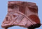 Artefact: White on Red Whole Pot Cooking Vessel. Material: Clay. Age: Early Ceramic Age 500AD 